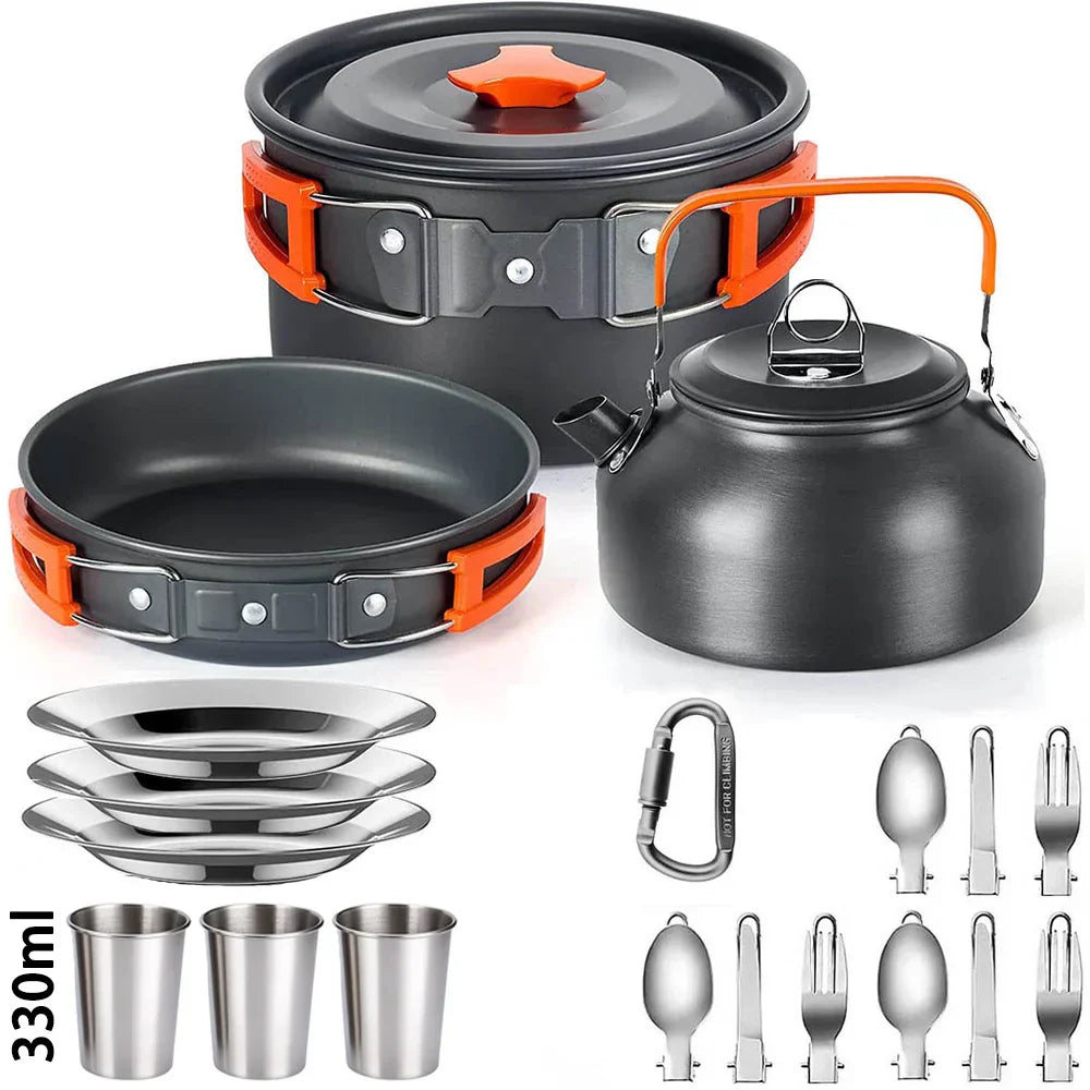 Outdoor Non-Stick Cookware Kit