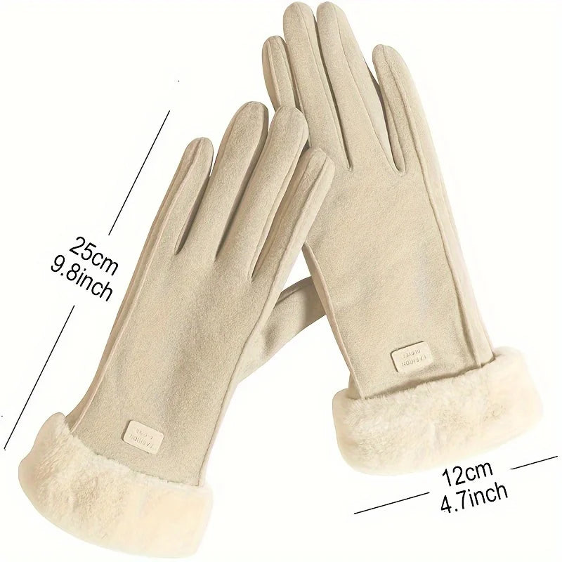 ZOCI Women’s Touchscreen Suede Gloves