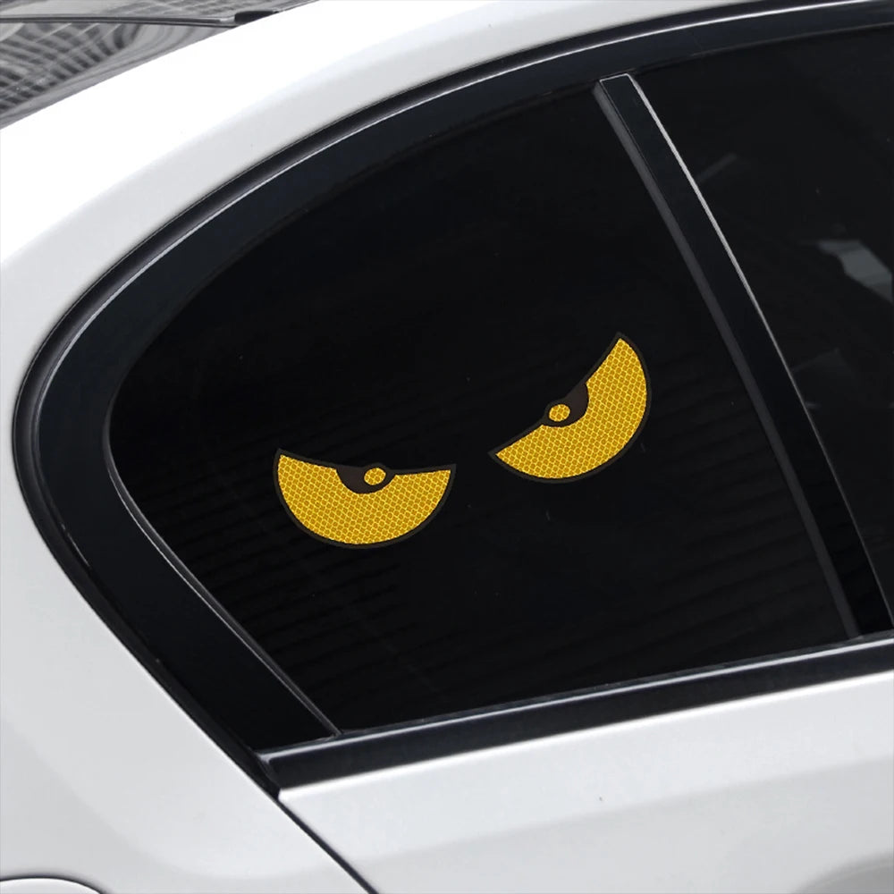Reflective Devil Eye Car Stickers