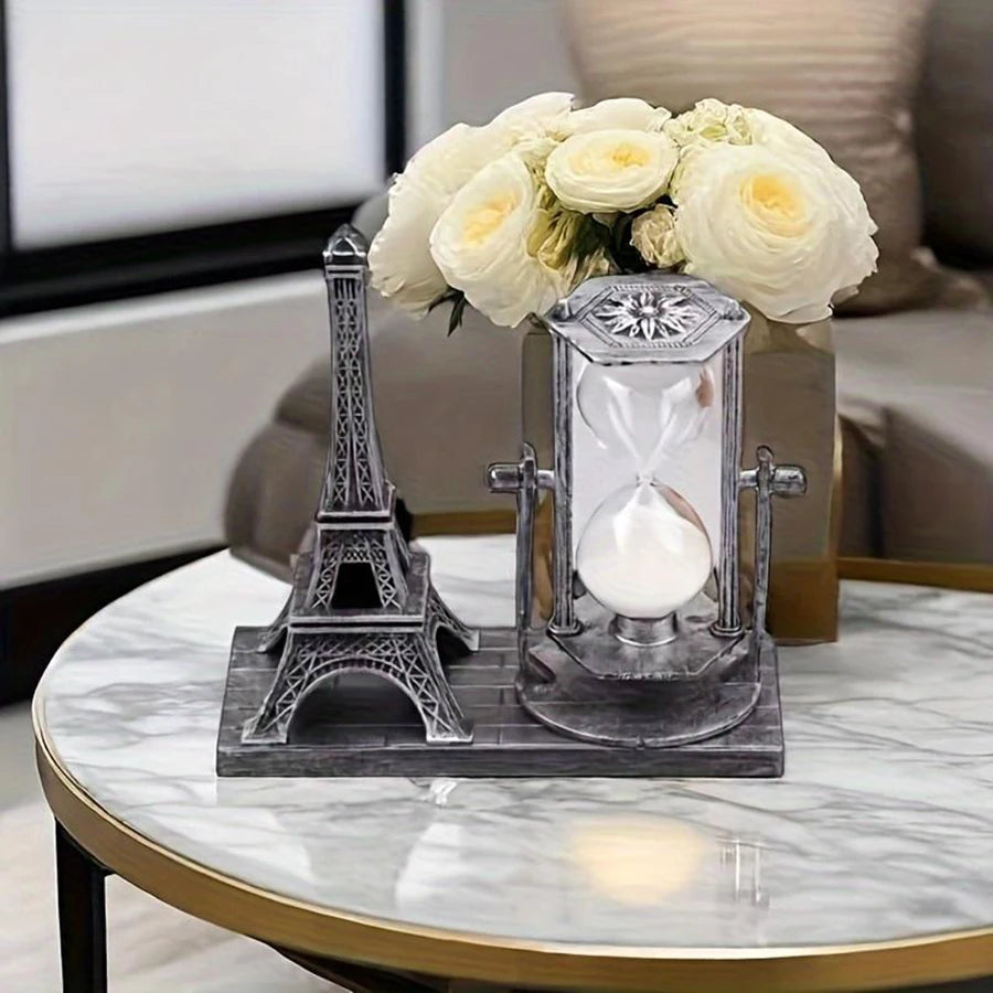 Vintage Eiffel Tower Hourglass