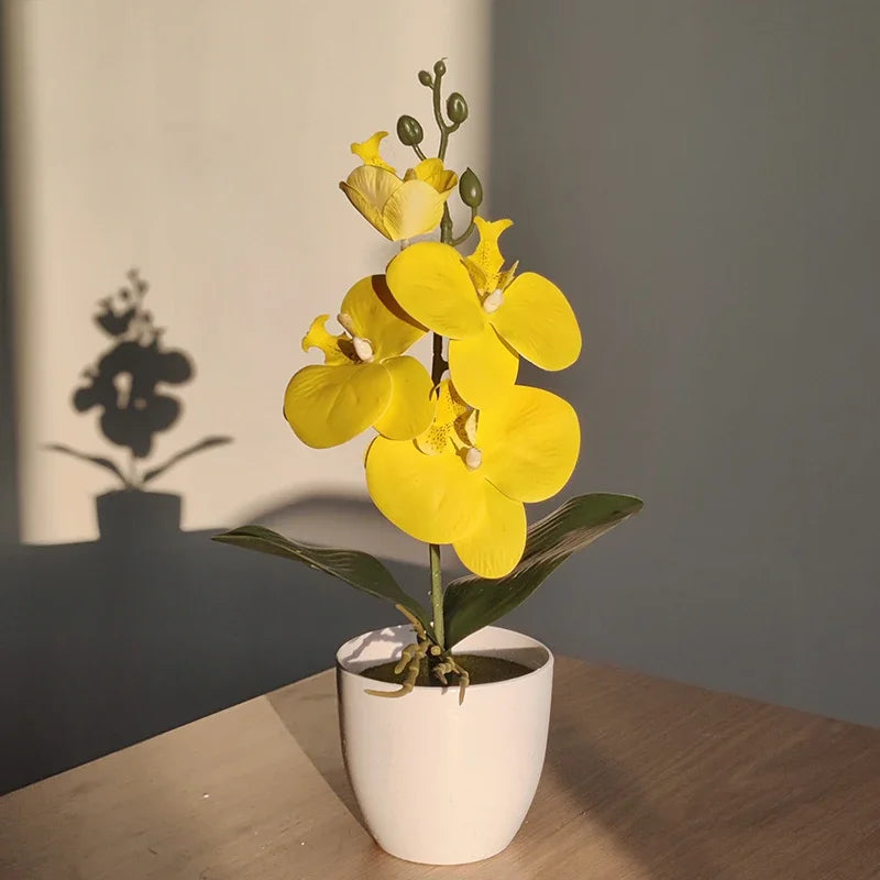 Artificial Butterfly Orchid Bonsai
