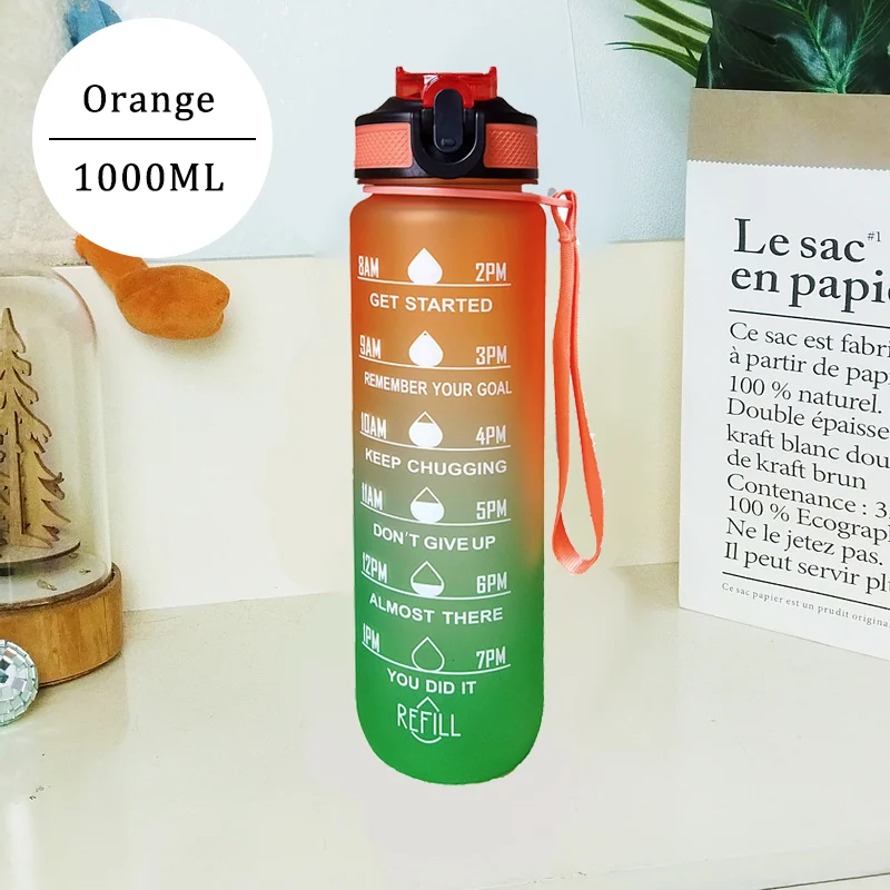 Colorful Plastic Water Bottle For Gym