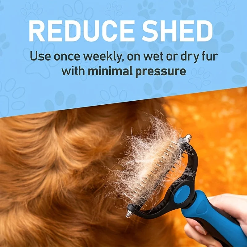 DUTRIEUX Double-Sided Pet Grooming Comb