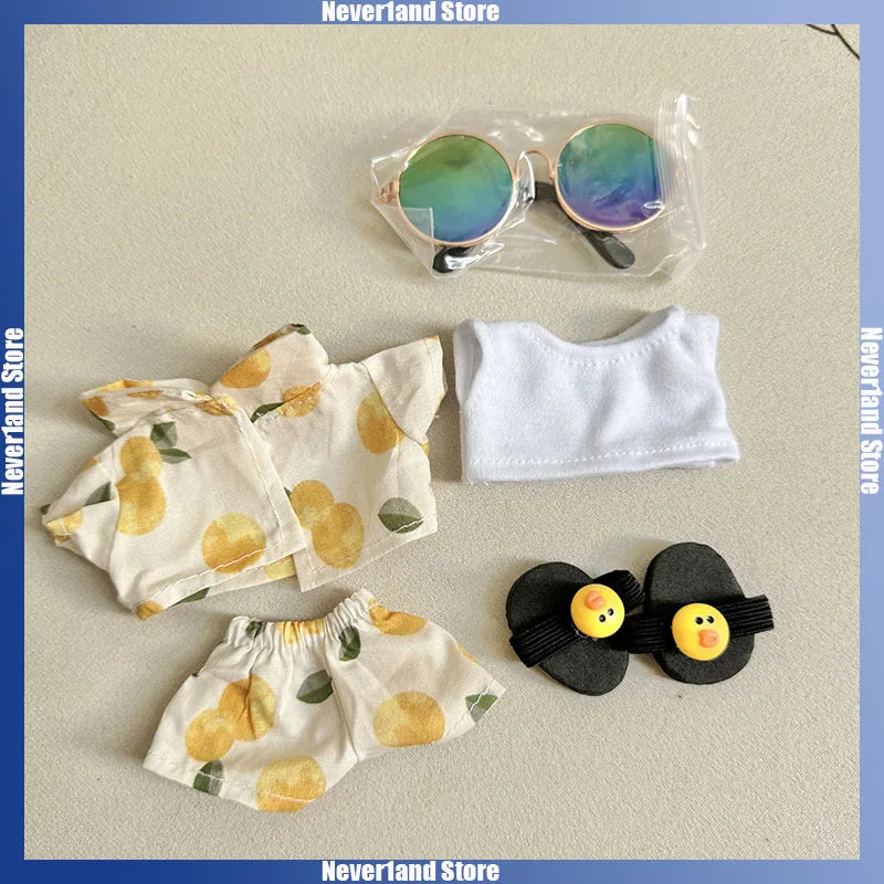 Labubu Beach Resort Overalls Set