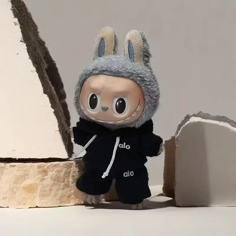 2025 POPMART Labubu V1–V3 Doll Overalls Set – 15/17cm Designer Outfit