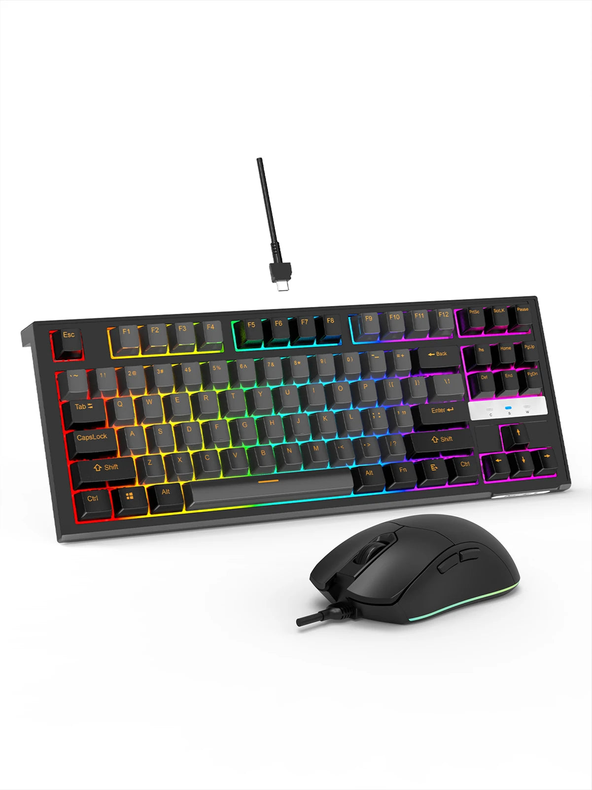 NPET 87 Keys RGB Mechanical Keyboard