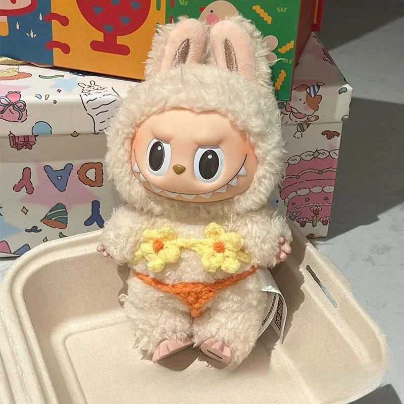 POP MART Labubu V1/V2/V3 Hawaiian Bikini Set