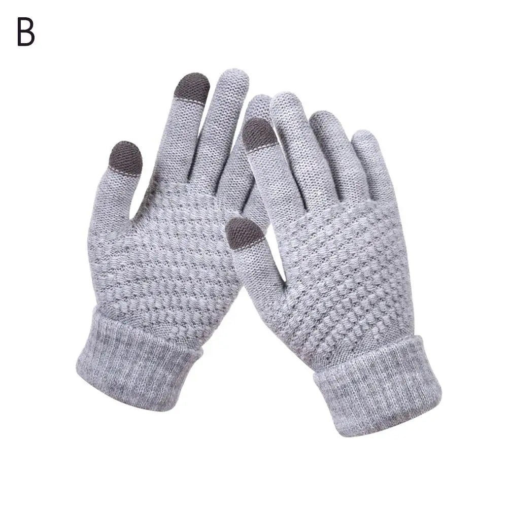 Unisex Knit Touchscreen Gloves