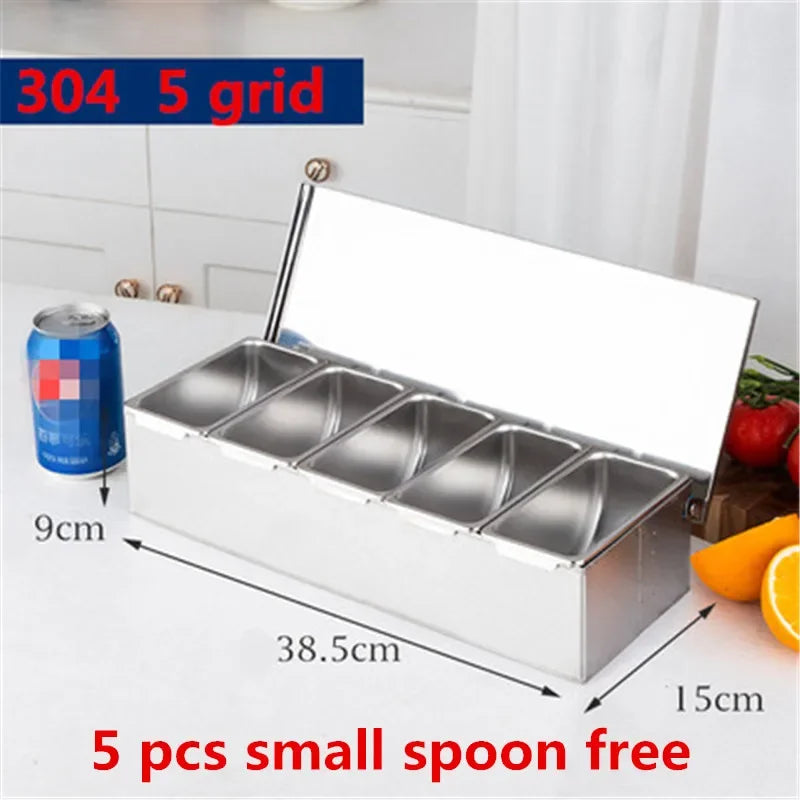 Stainless Steel Seasoning Box