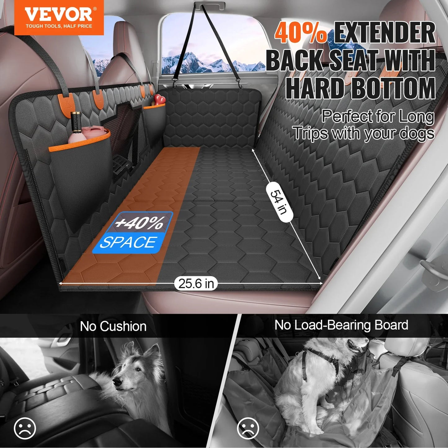Back Seat Extender Dog Hammock