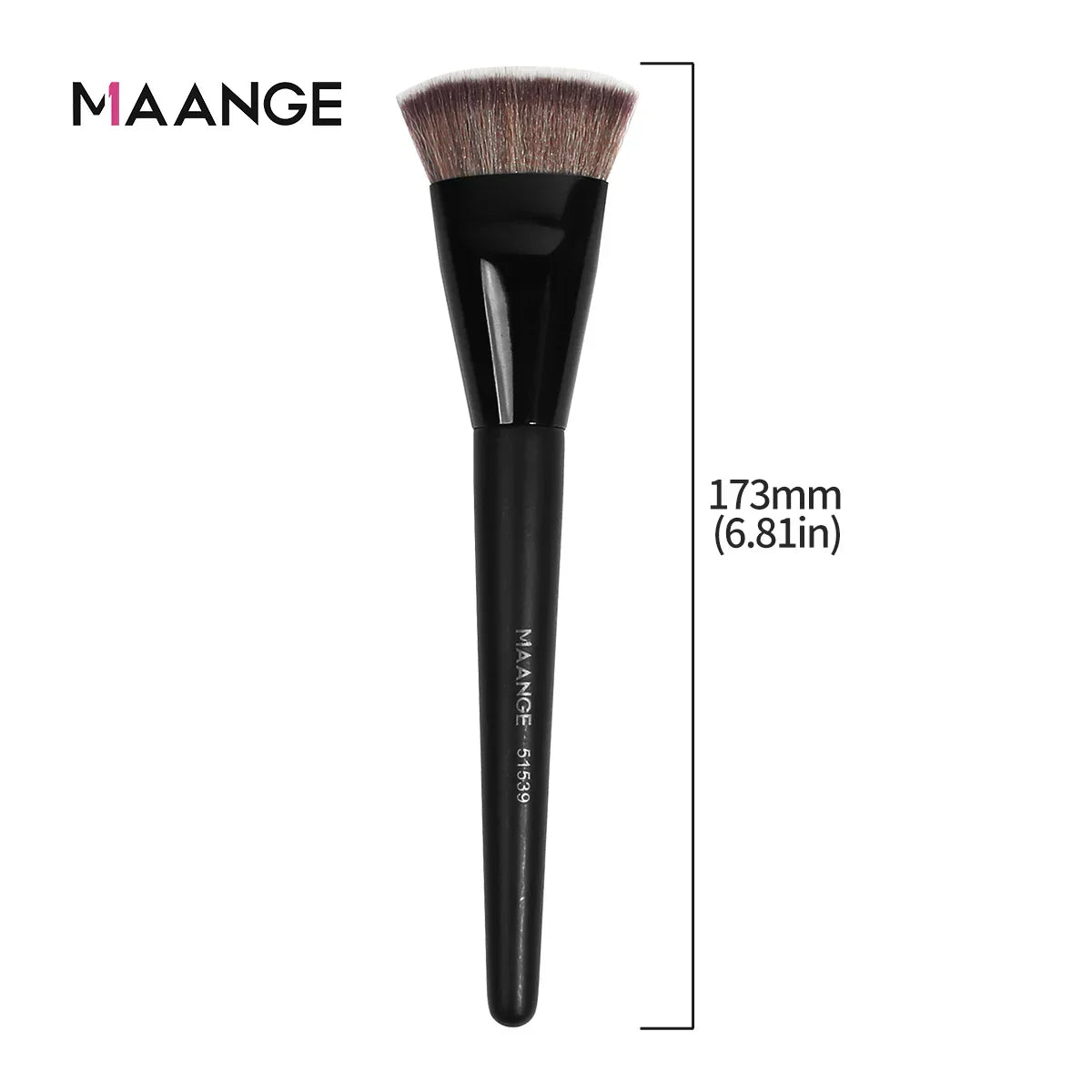 MAANGE Flat Round Foundation Brush
