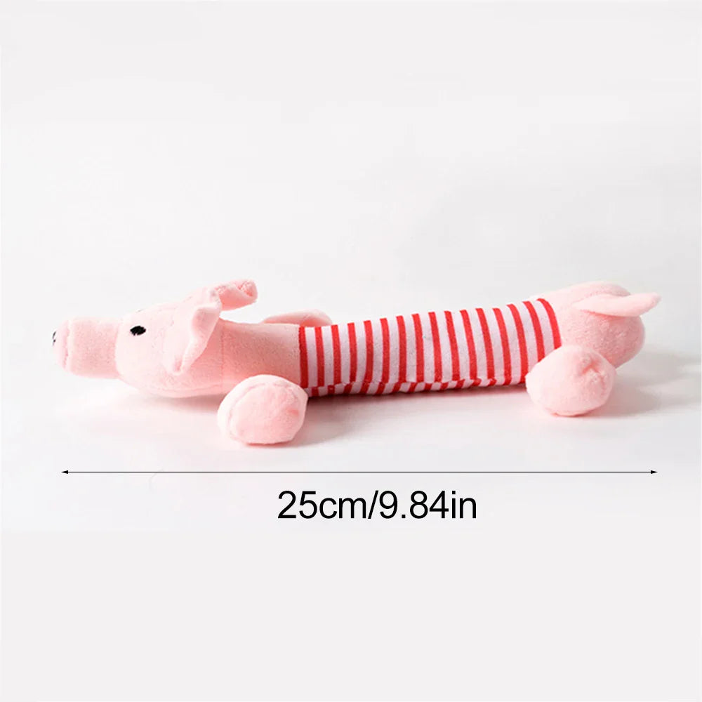 YOUSE Plush Animal Squeaky Pet Toy