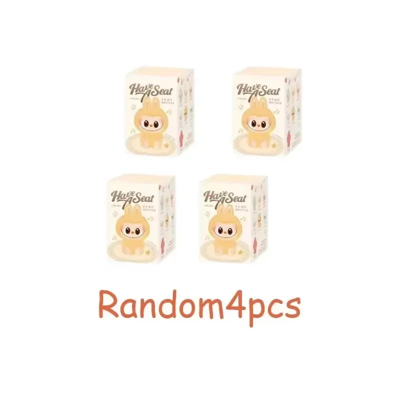 Labubu 3V Heartbeat Macaron Figurine Gift