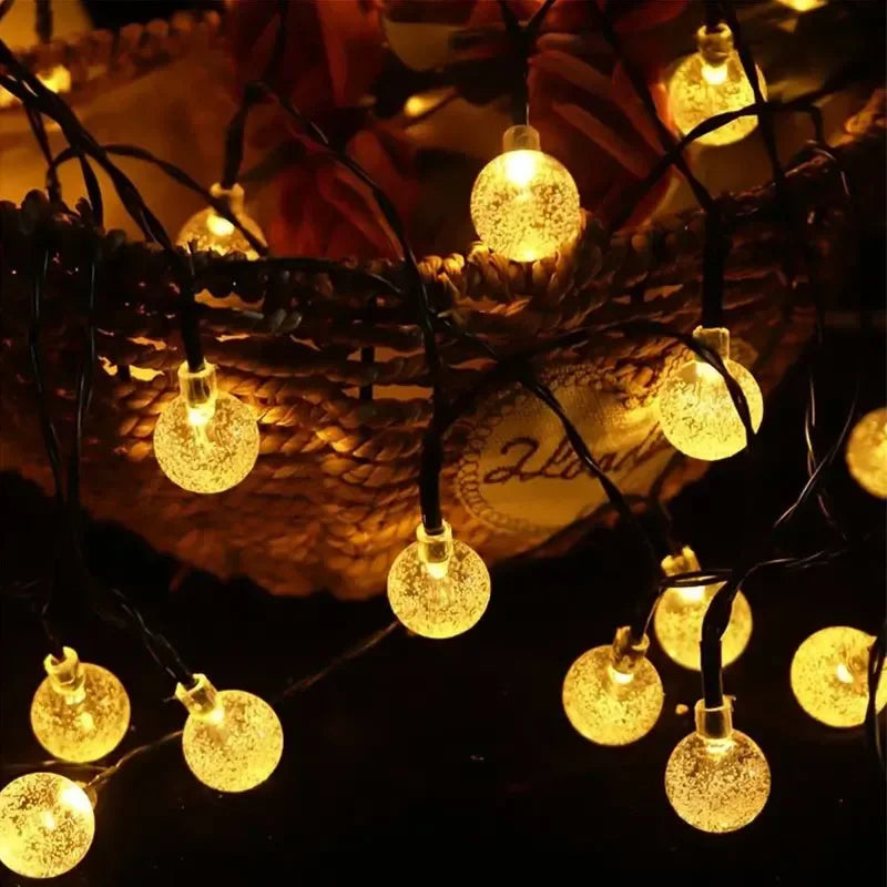 100 LED Solar String Lights