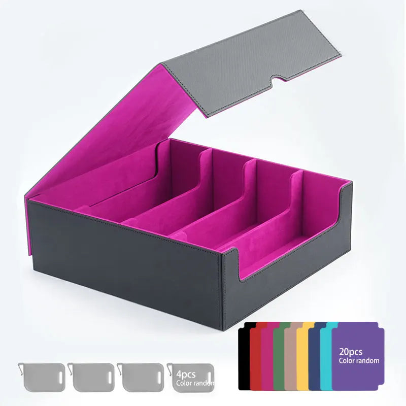 Leather Trading Card Storage Box