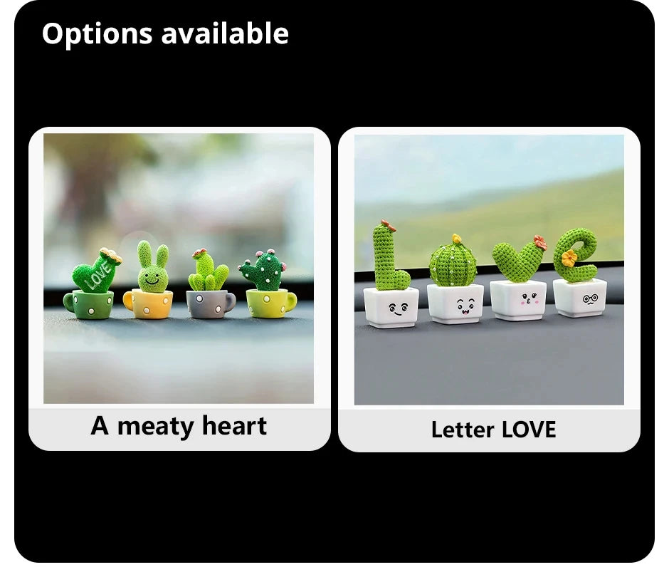 Mini Artificial Succulent Plants Set