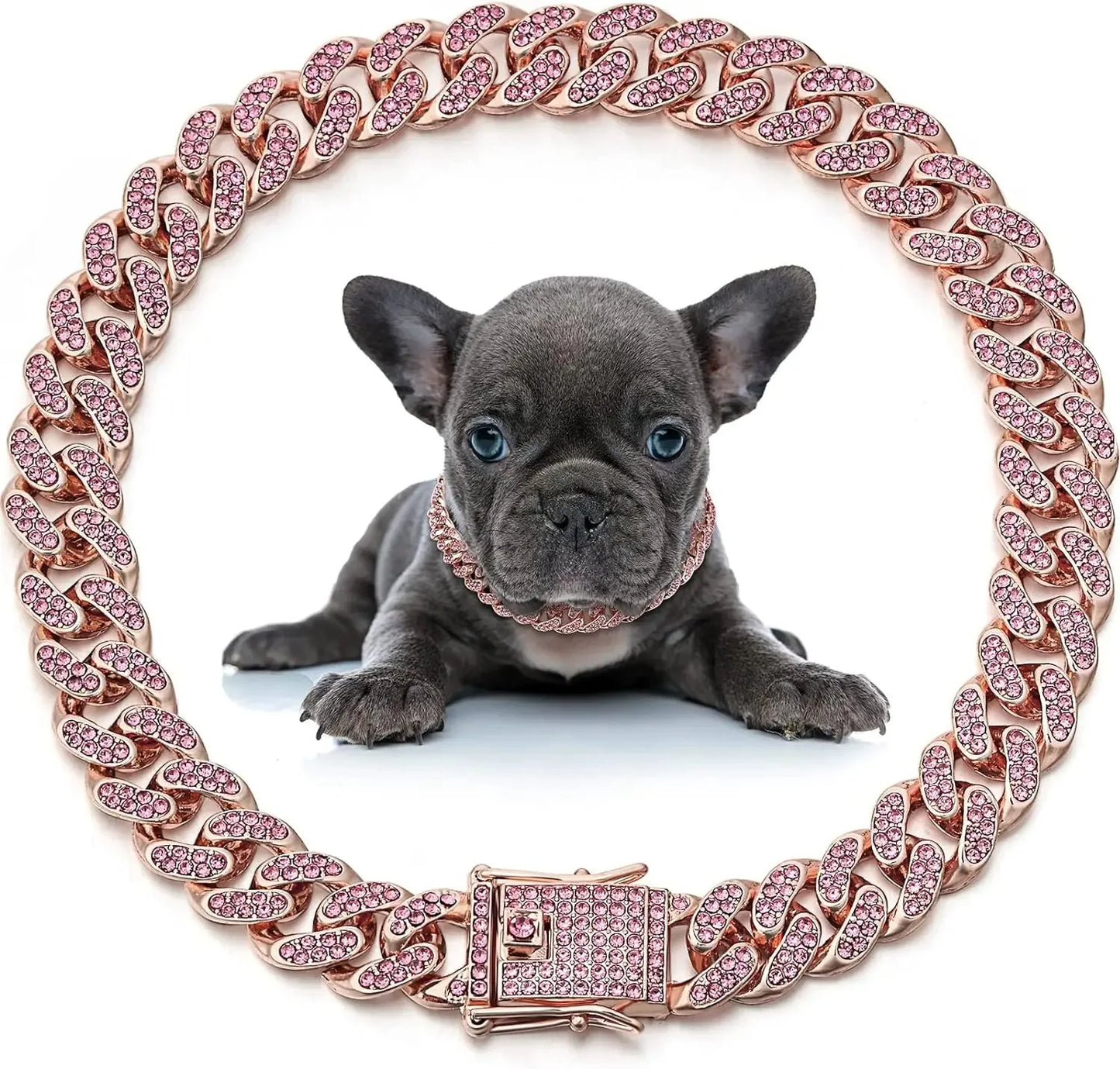Diamond Cuban Link Pet Collar