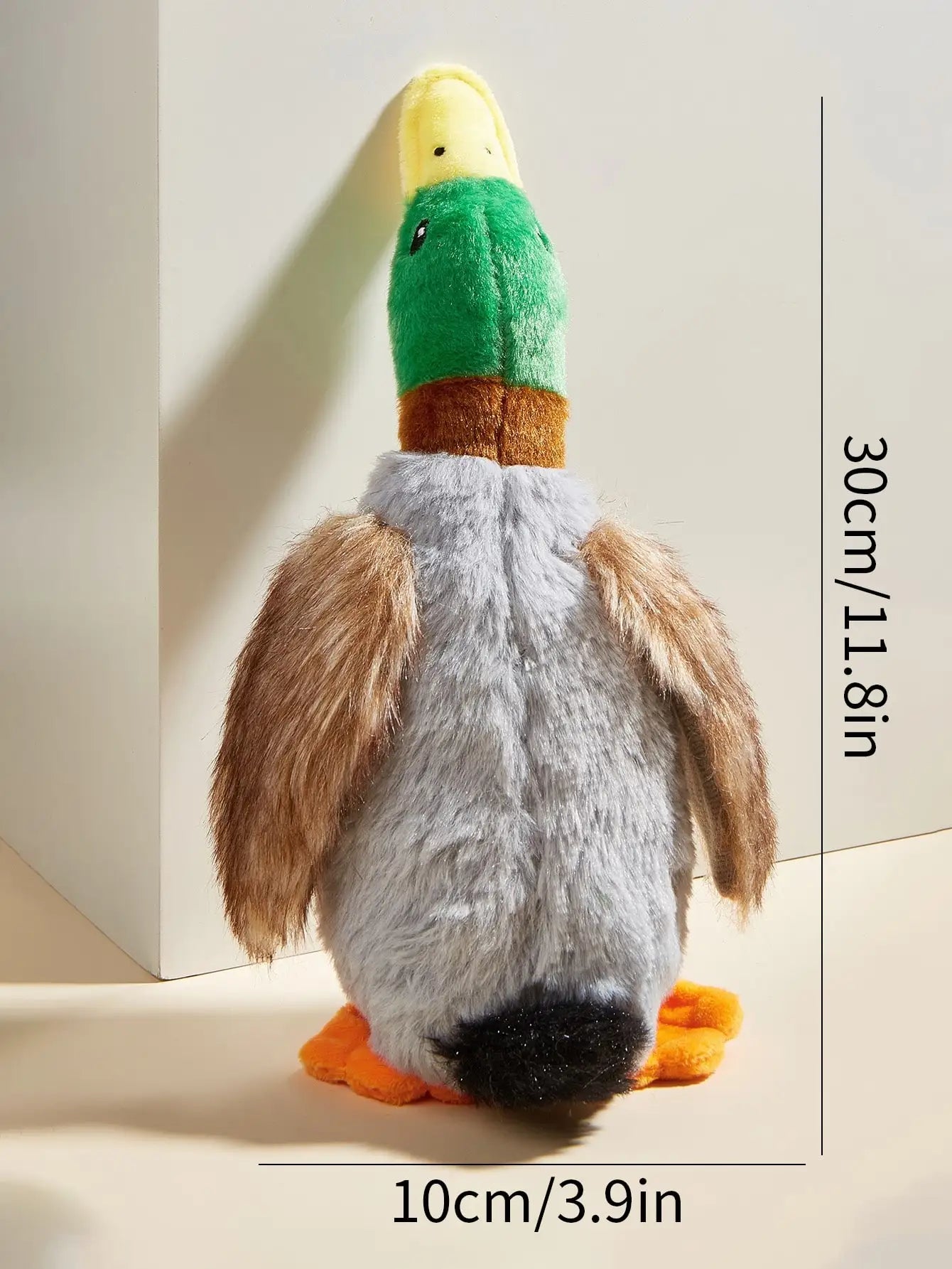 Wild Duck Plush Dog Toy