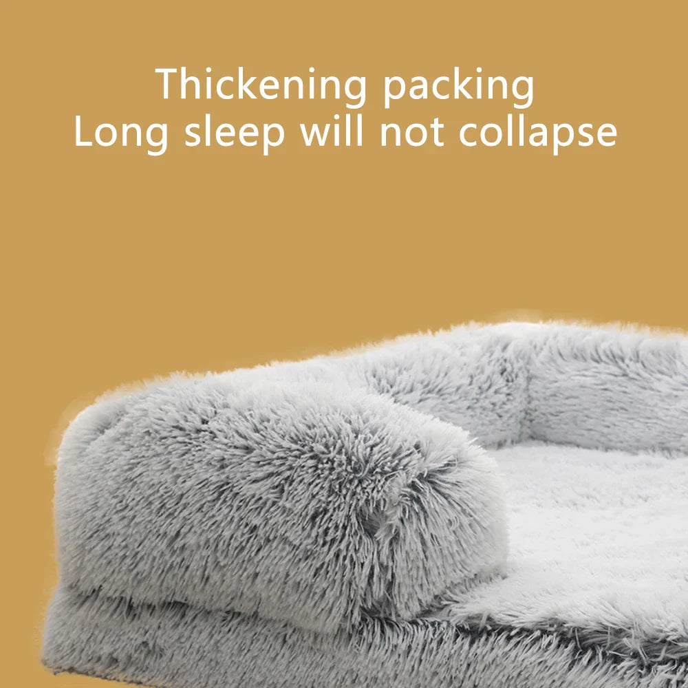 Half Surround Soft Pet Bed