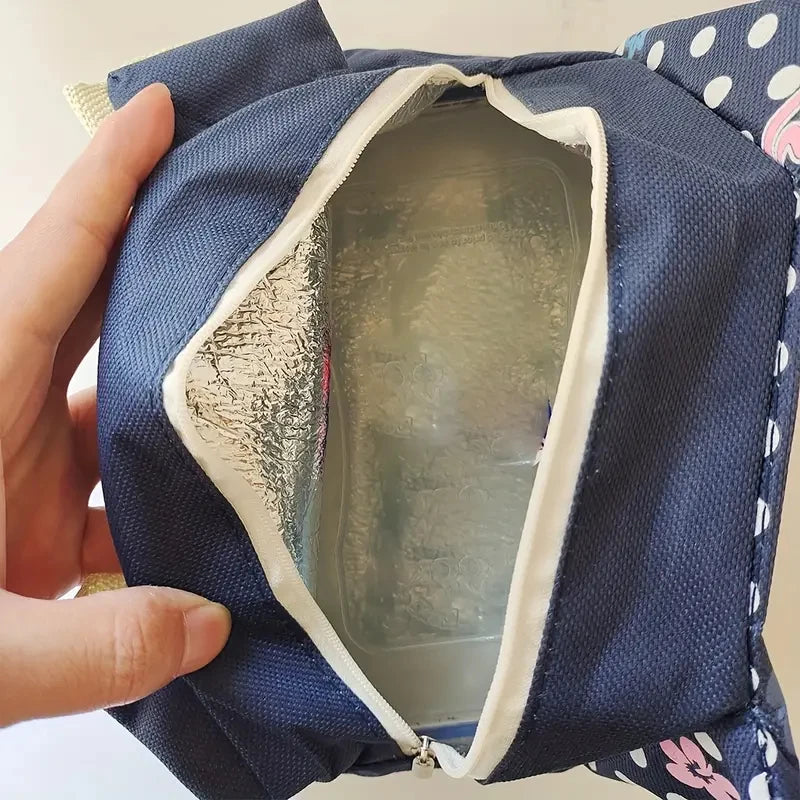 MINISO Stitch Anime Insulated Lunch Bag