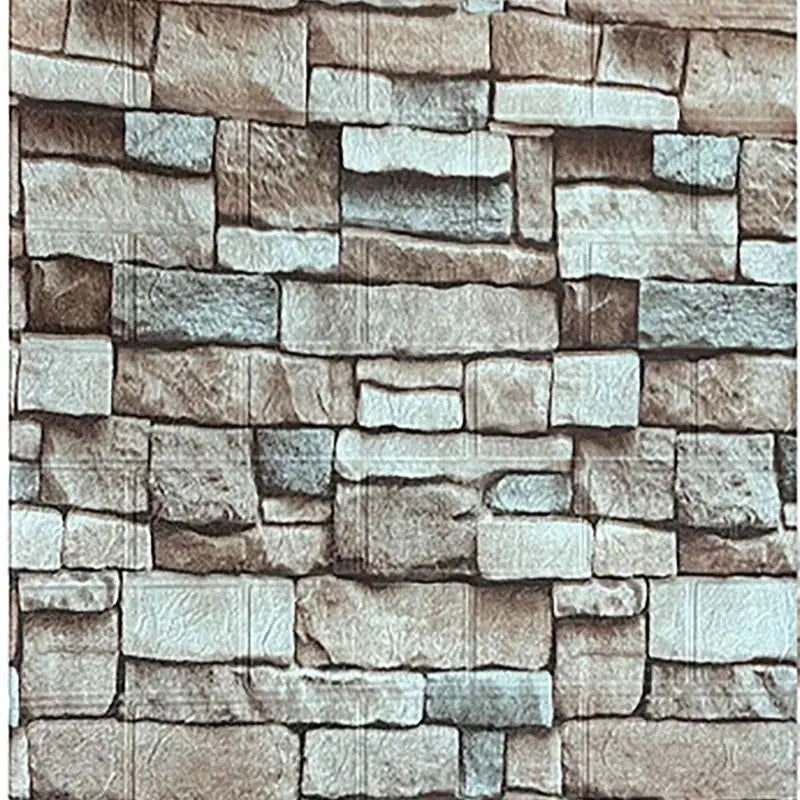 Retro Style Waterproof Self-Adhesive Wallpaper