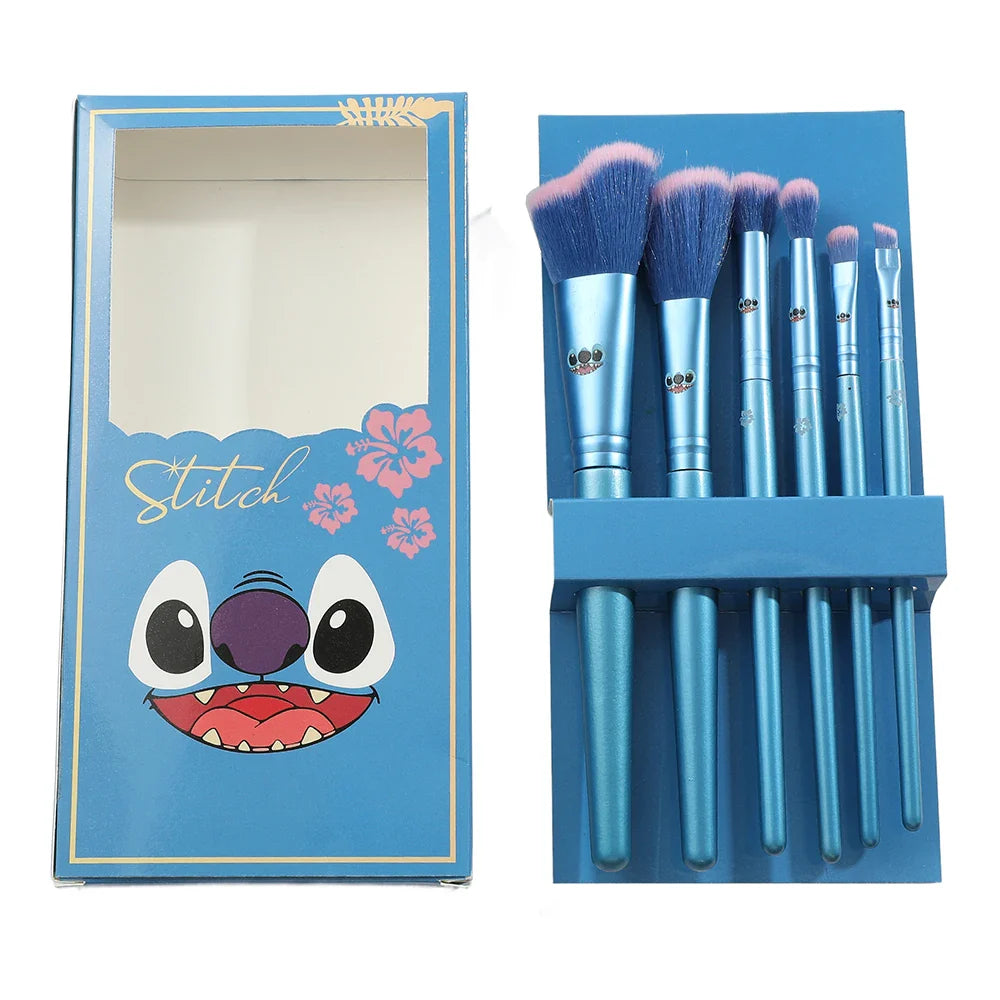 MINISO 6PCS Y2K Stitch Makeup Brush Set