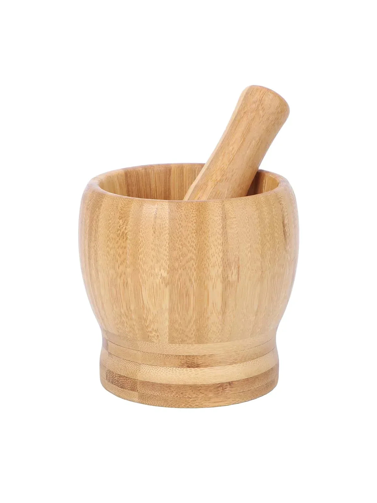 Leeseph Bamboo Mortar Set