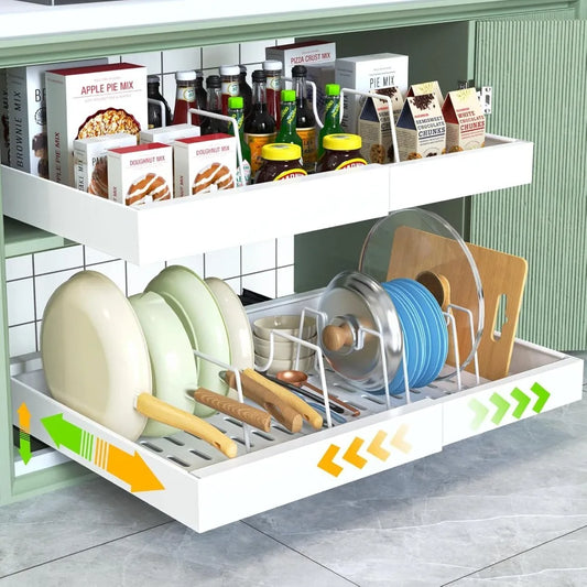 Pull Out Cabinet Organizer Set
