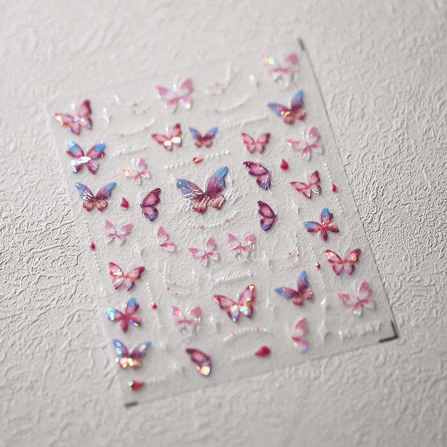 NAILFYOU Kawaii Butterfly Nail Stickers