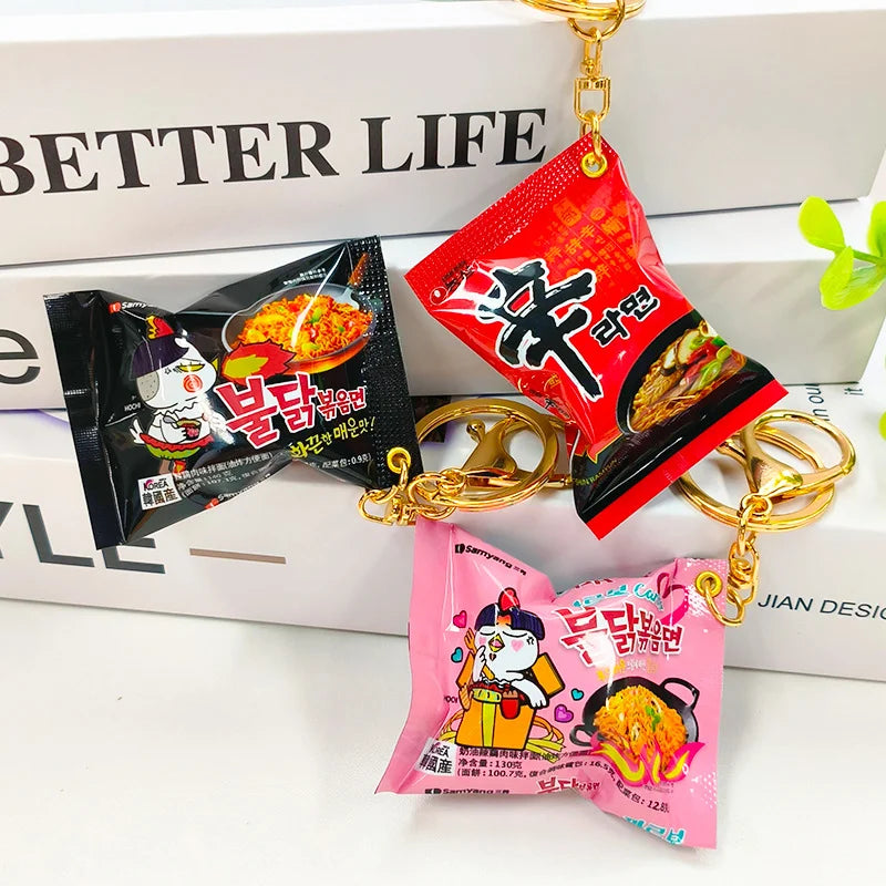 Mini Instant Noodles Keychain