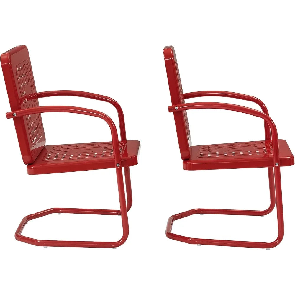 2-Piece Retro Patio Chairs