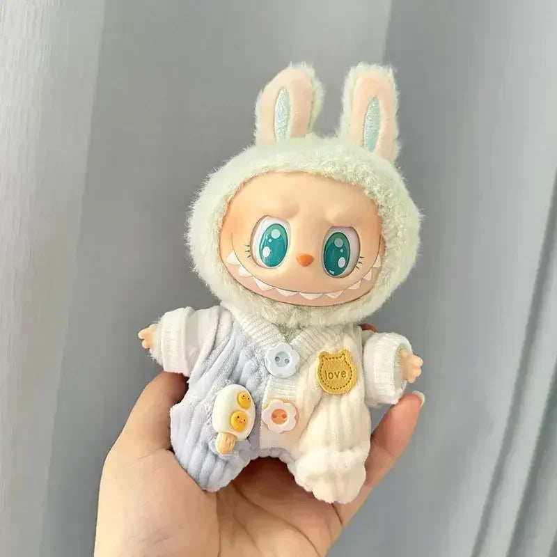 17cm Labubu Hoodie Clothes