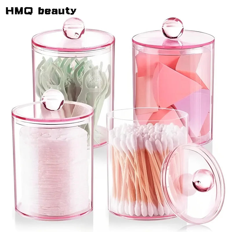 Transparent Cotton Swab Organizer Box