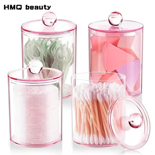 Transparent Cotton Swab Organizer Box