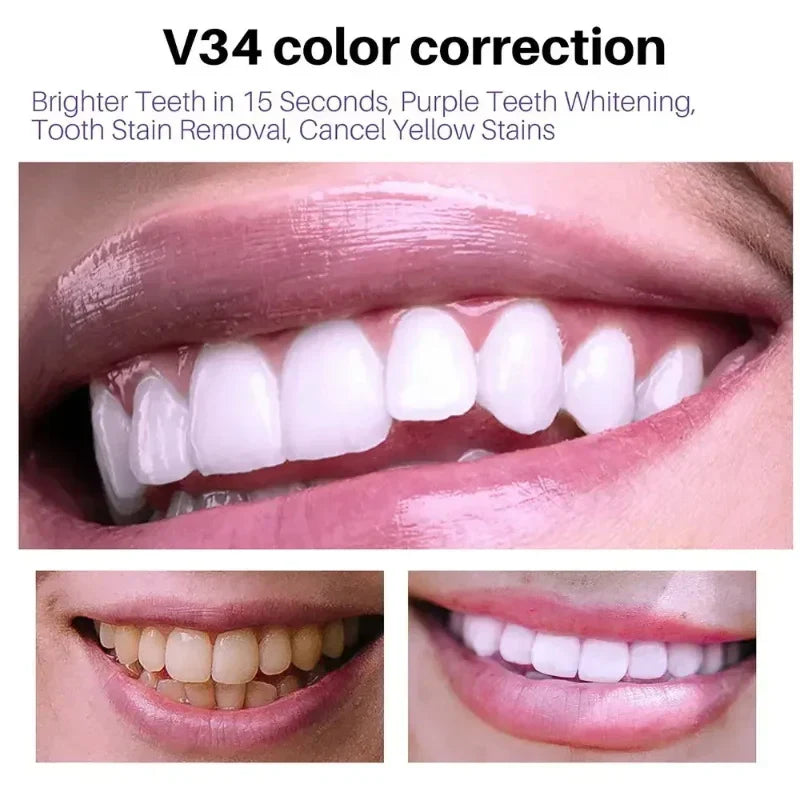 V34 Teeth Whitening Mousse Toothpaste