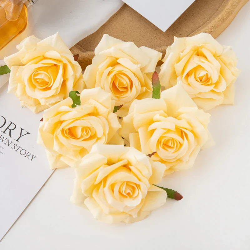 Wholesale Mini Silk Rose Heads