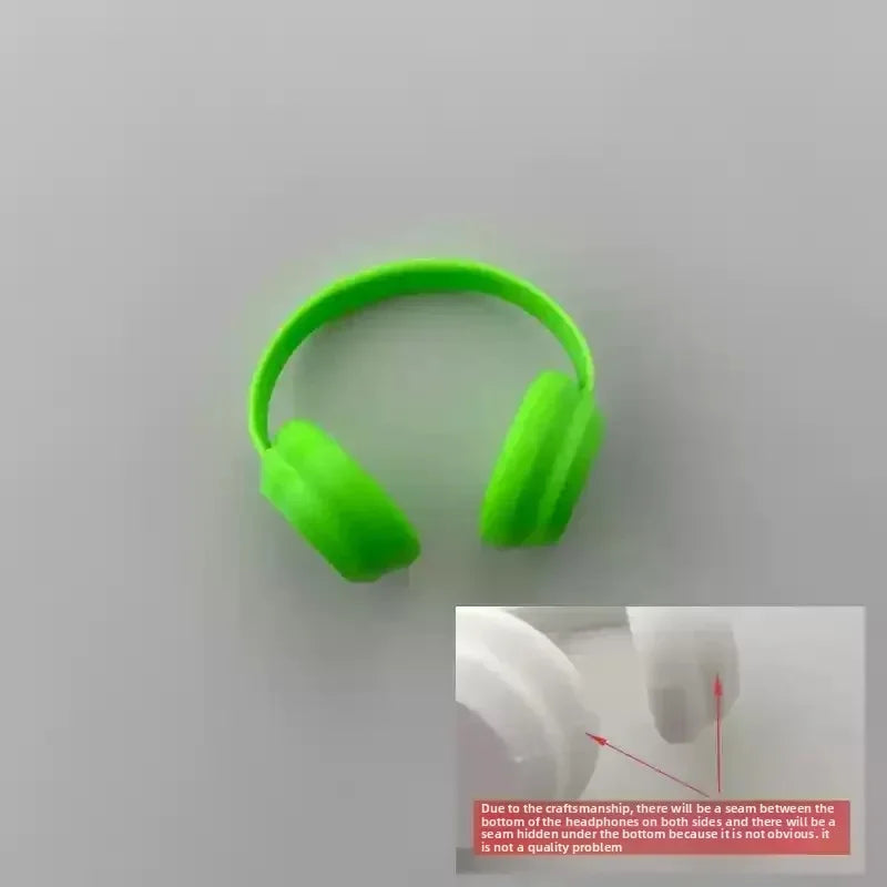 Labubu Doll Macaron Earphones