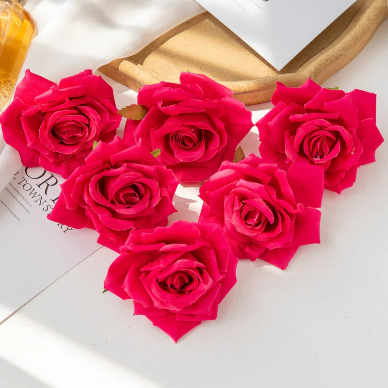 Wholesale Mini Silk Rose Heads