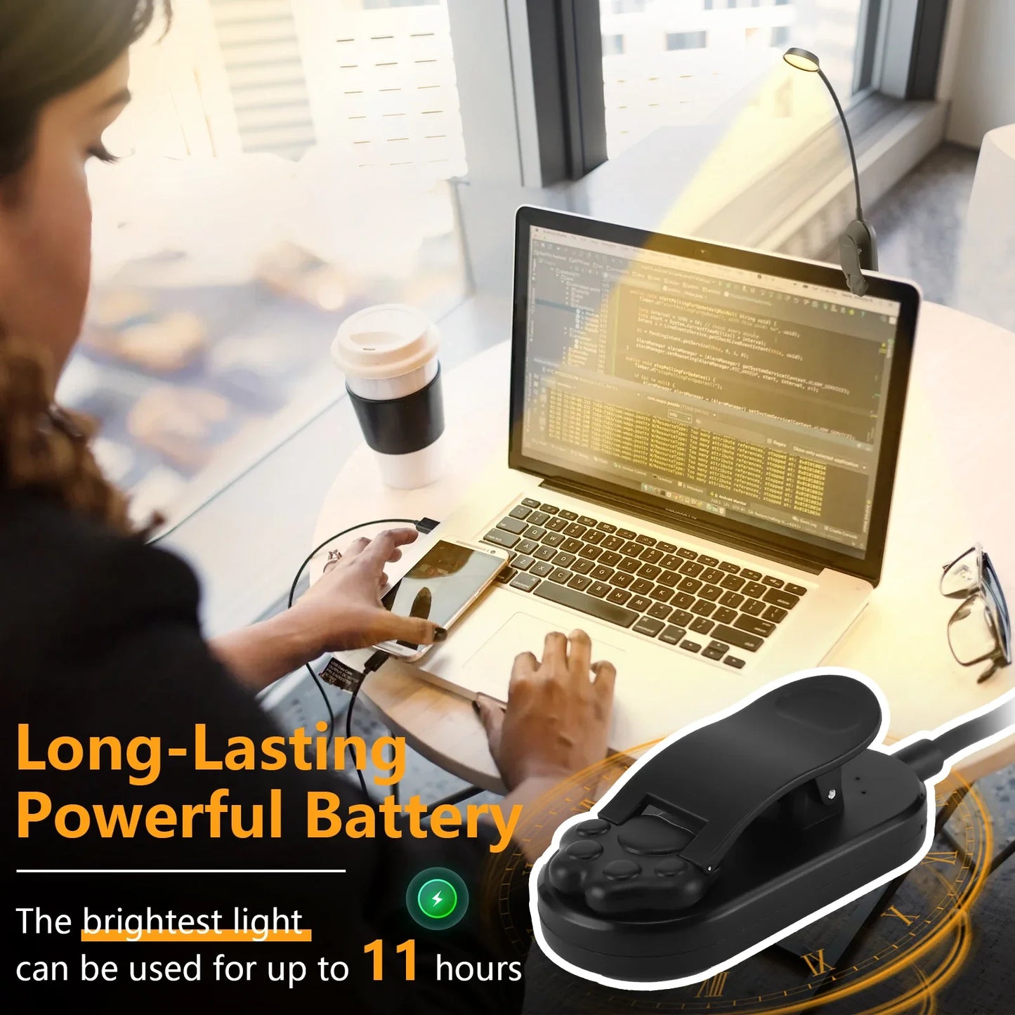 Foldable Wireless LED Desk Lamp