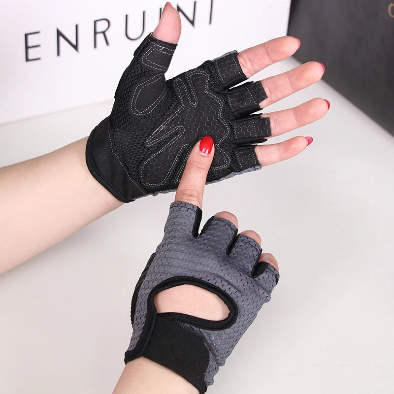 Unisex Half Finger Fitness Gloves