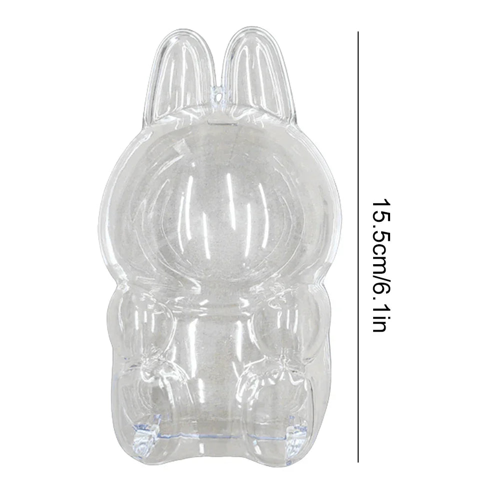 Labubu Transparent Toy Display Storage Cover