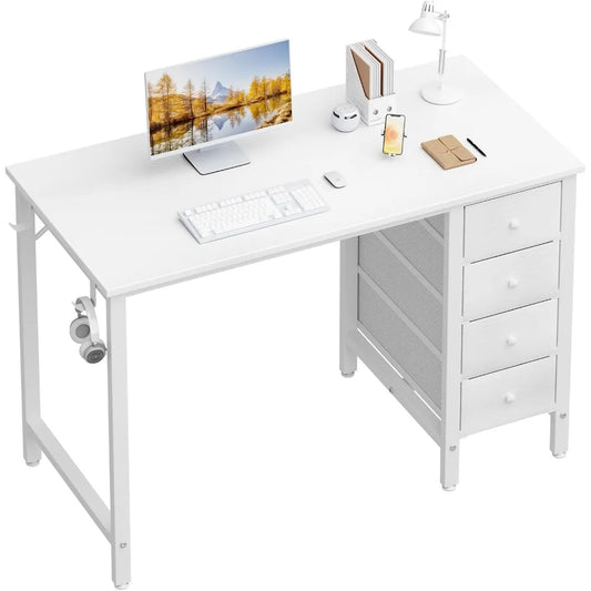 White Kids Study Desk Table