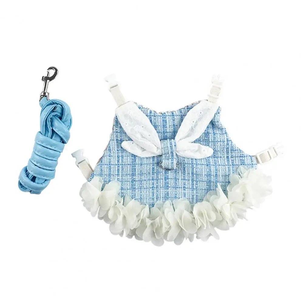 Cotton Rabbit Dress Leash Set