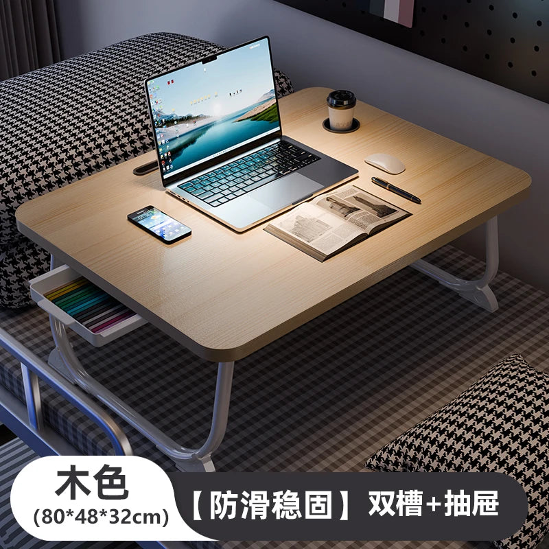 Ergonomic L-Shaped Folding Desk