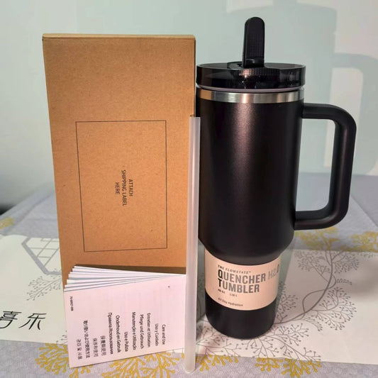 Stanley Flowstate Tumbler Flip Straw - Black