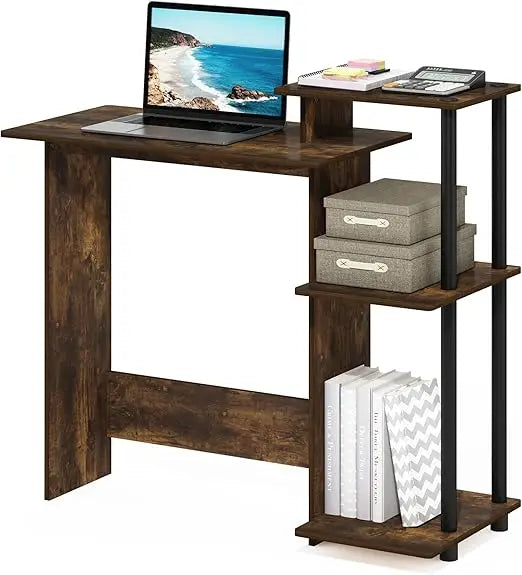 Modern Square Shelf Laptop Desk