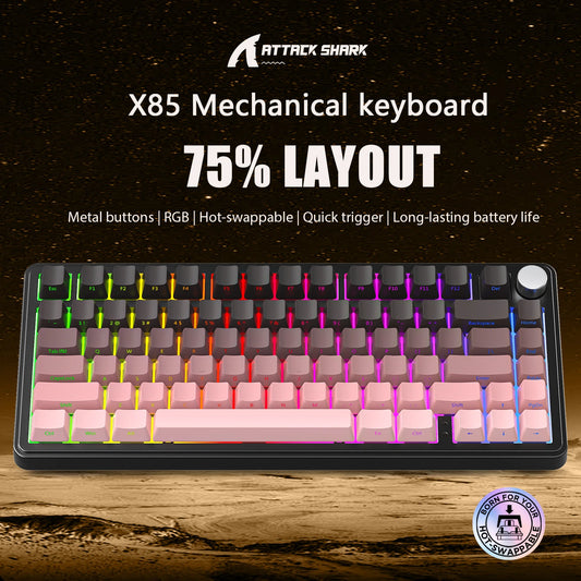 X85 Attack Shark Gaming Keyboard