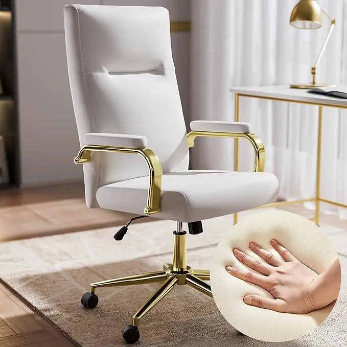 White Gold Executive Office Chair