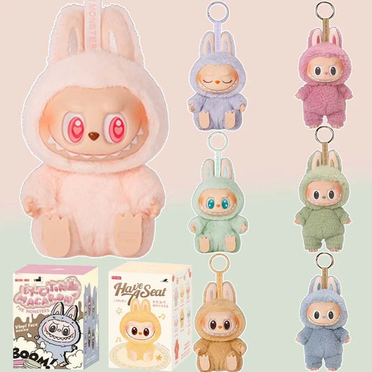 High Quality Labubu Monster Vinyl Face Keychain