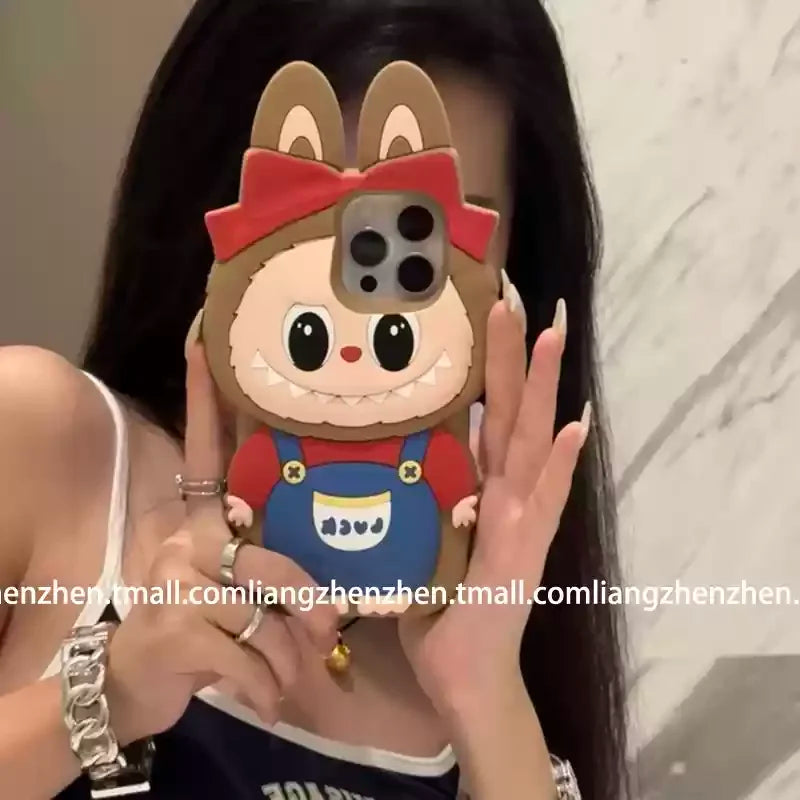 Cute Cartoon Silicone iPhone Toy Doll